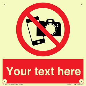 Custom No filming or photography